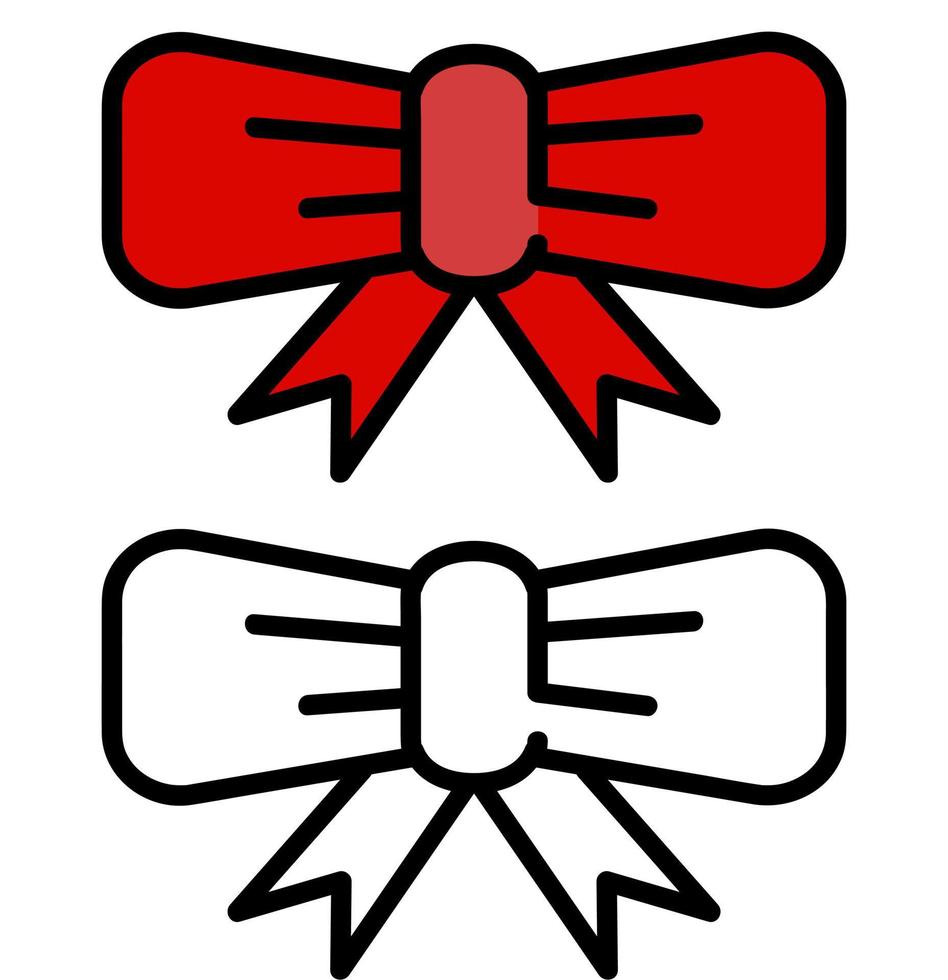 tape, vakantie cadeau decoratie, valentijn aanwezig tape knoop, glanzende verkoop linten set. vector illustratie kerst stropdas voor geschenken op witte achtergrond