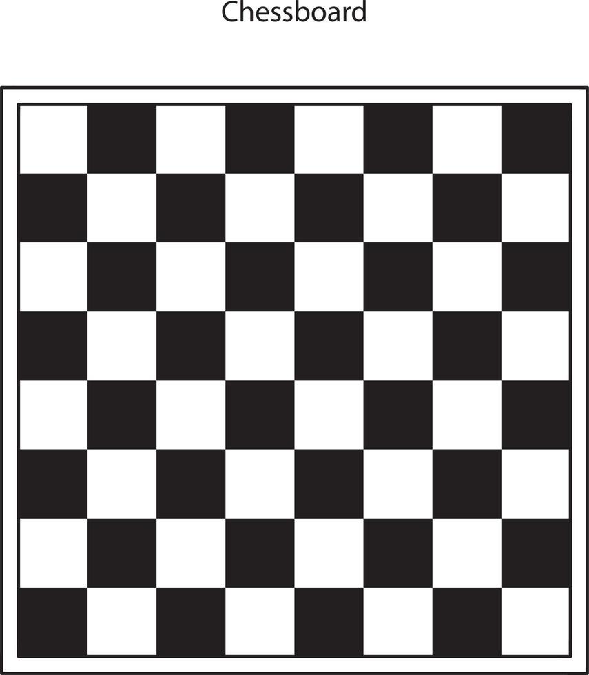 schaakbord of dambord geïsoleerd plat vectorpictogram. schaakbord geïsoleerde set vector