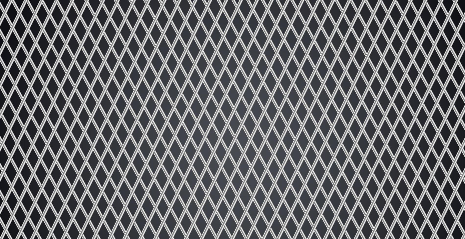 moderne geometrische luxe webbriefkaartsjabloon voor zaken of presentatie met zilveren lijnen op donkerblauwe achtergrond - vector