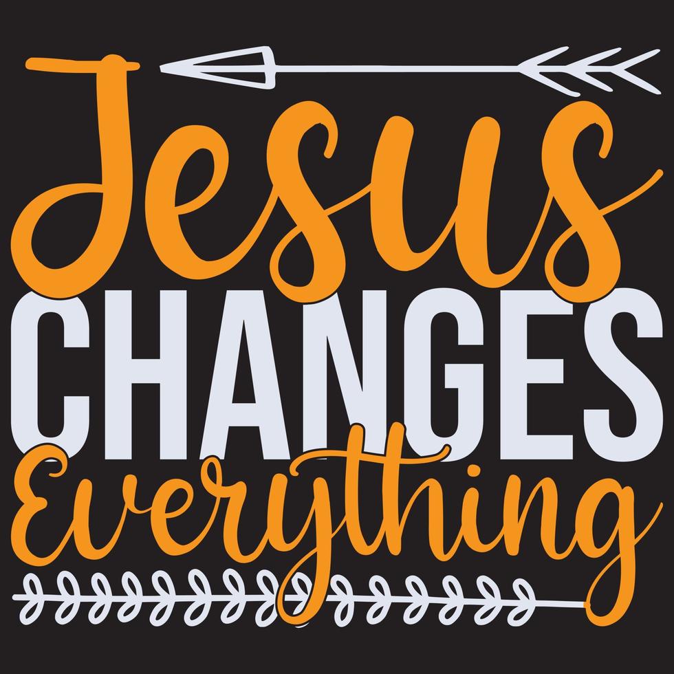 Jezus verandert alles vector