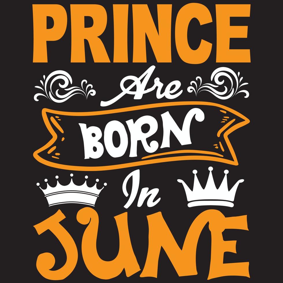 prins is geboren in juni vector