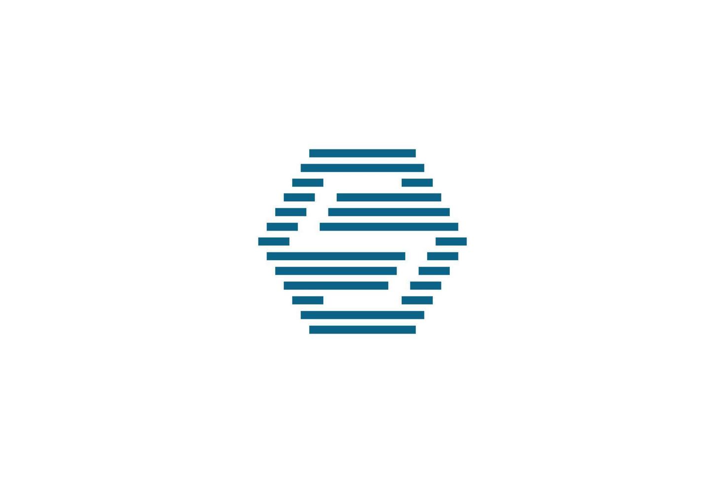 modern letter s veelhoek logo-ontwerp, elegant gestreept concept vector