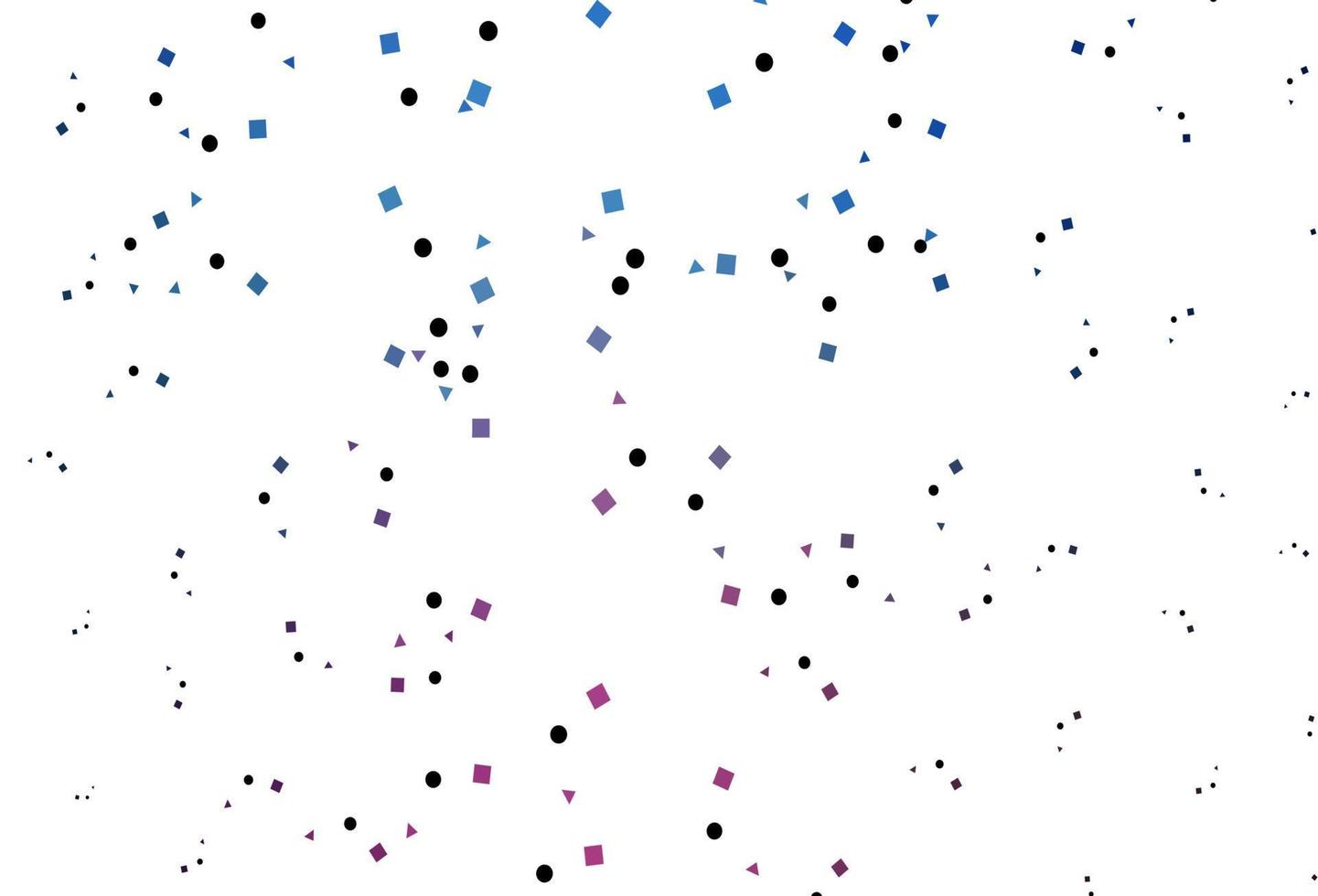 lichtroze, blauwe vectordekking in veelhoekige stijl met cirkels. vector