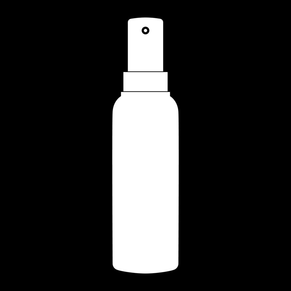 spray icoon witte kleur vector