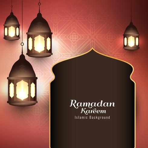 Abstracte Ramadan Kareem islamitische religieuze achtergrond vector