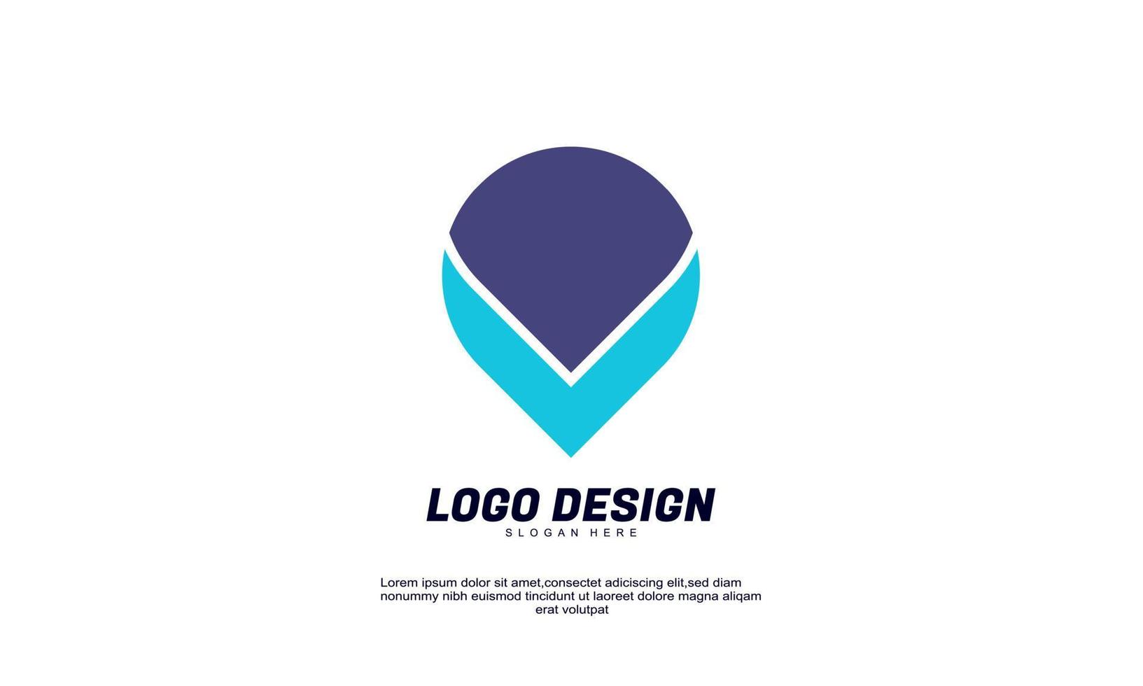 voorraad vector abstract creatief idee logo voor zakelijke financiën en het bouwen van kleurrijk ontwerp vector