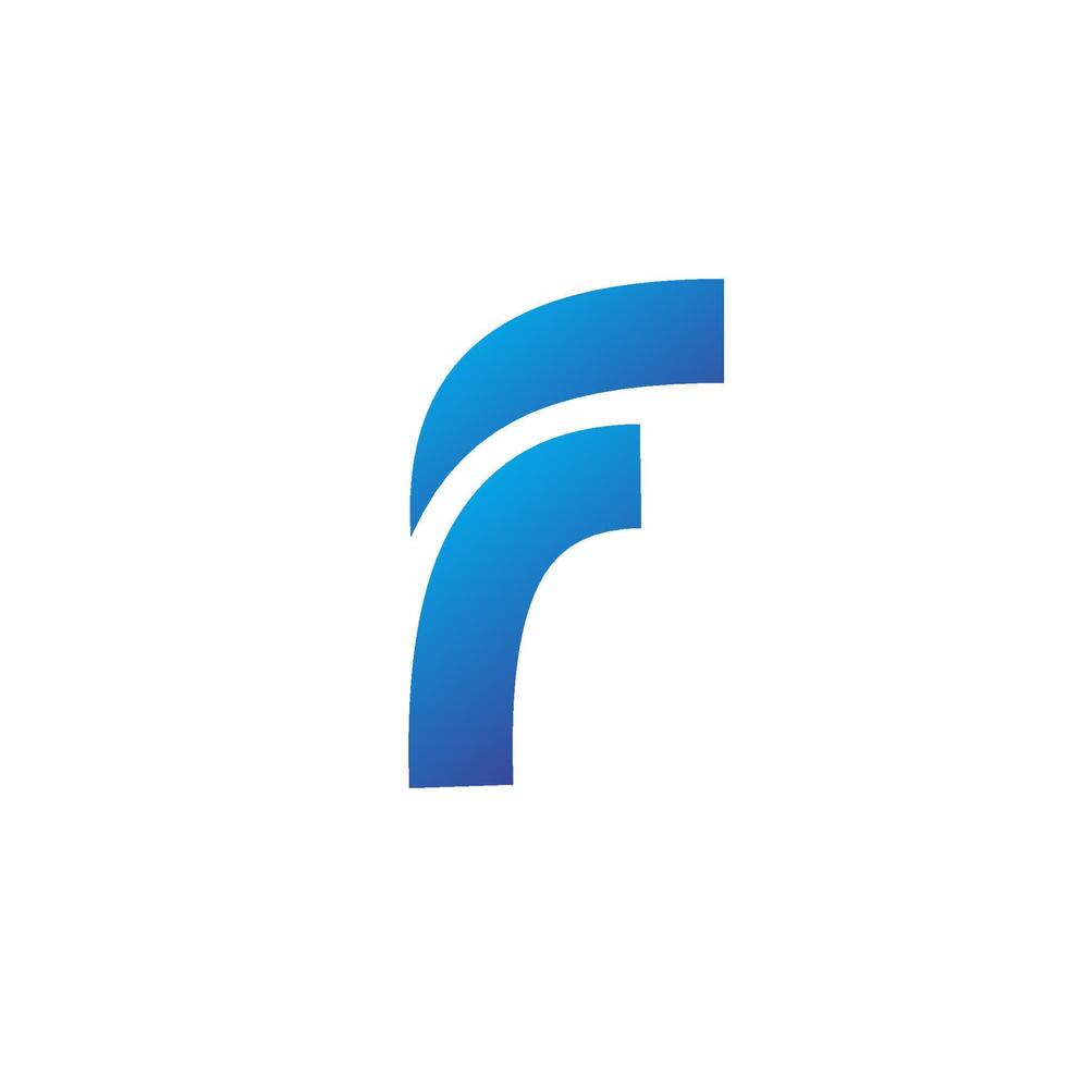 letter f logo vector symbool f abstract. vector van alfabet