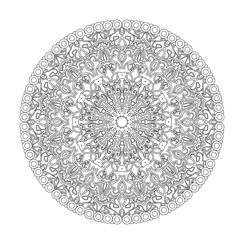 circulaire patroon mandala kunst decoratie-elementen vector