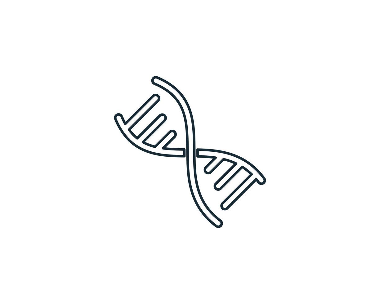 dna-helix pictogram ontwerpsjabloon elementen vector