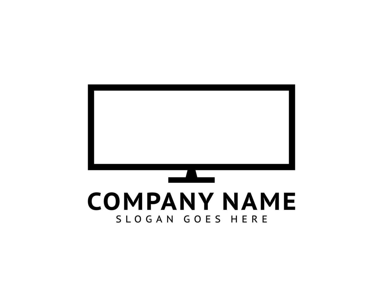 televisie logo sjabloon ontwerp vector