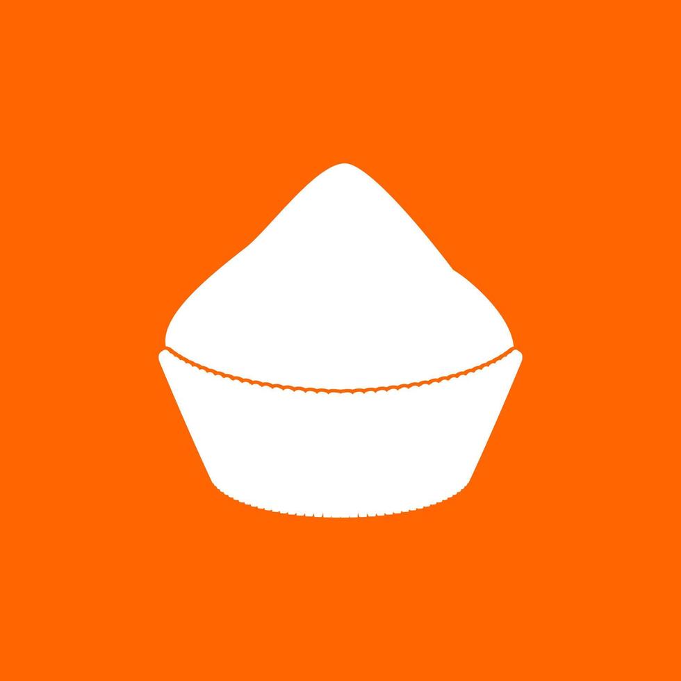 cupcake wit pictogram. vector