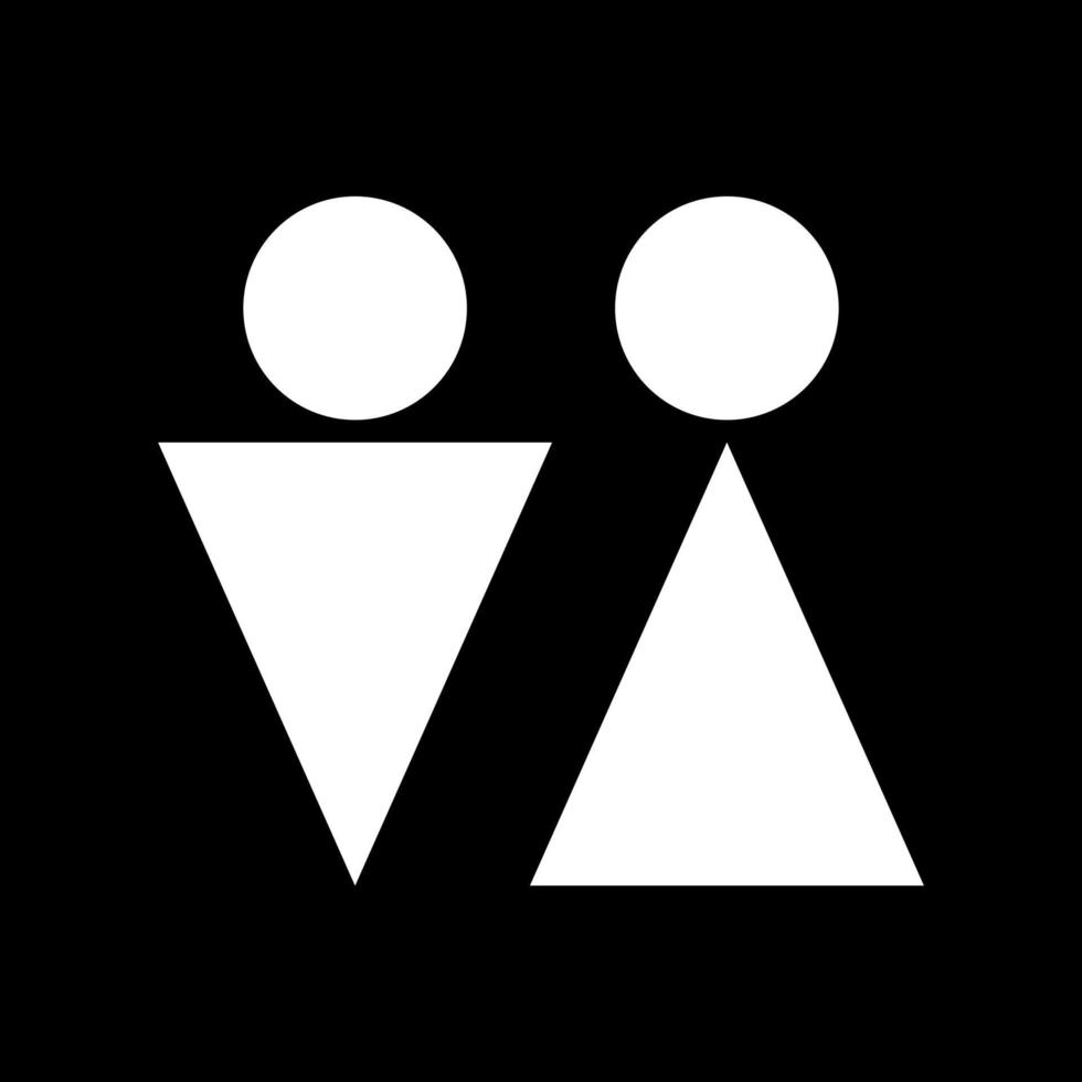 man en vrouw witte kleur pictogram. vector