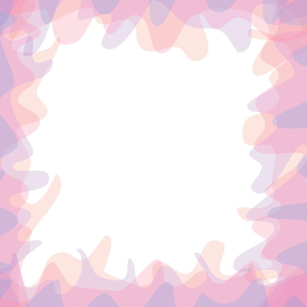 paarse, oranje, roze, blauwe pastel golfsjabloon banner. vector