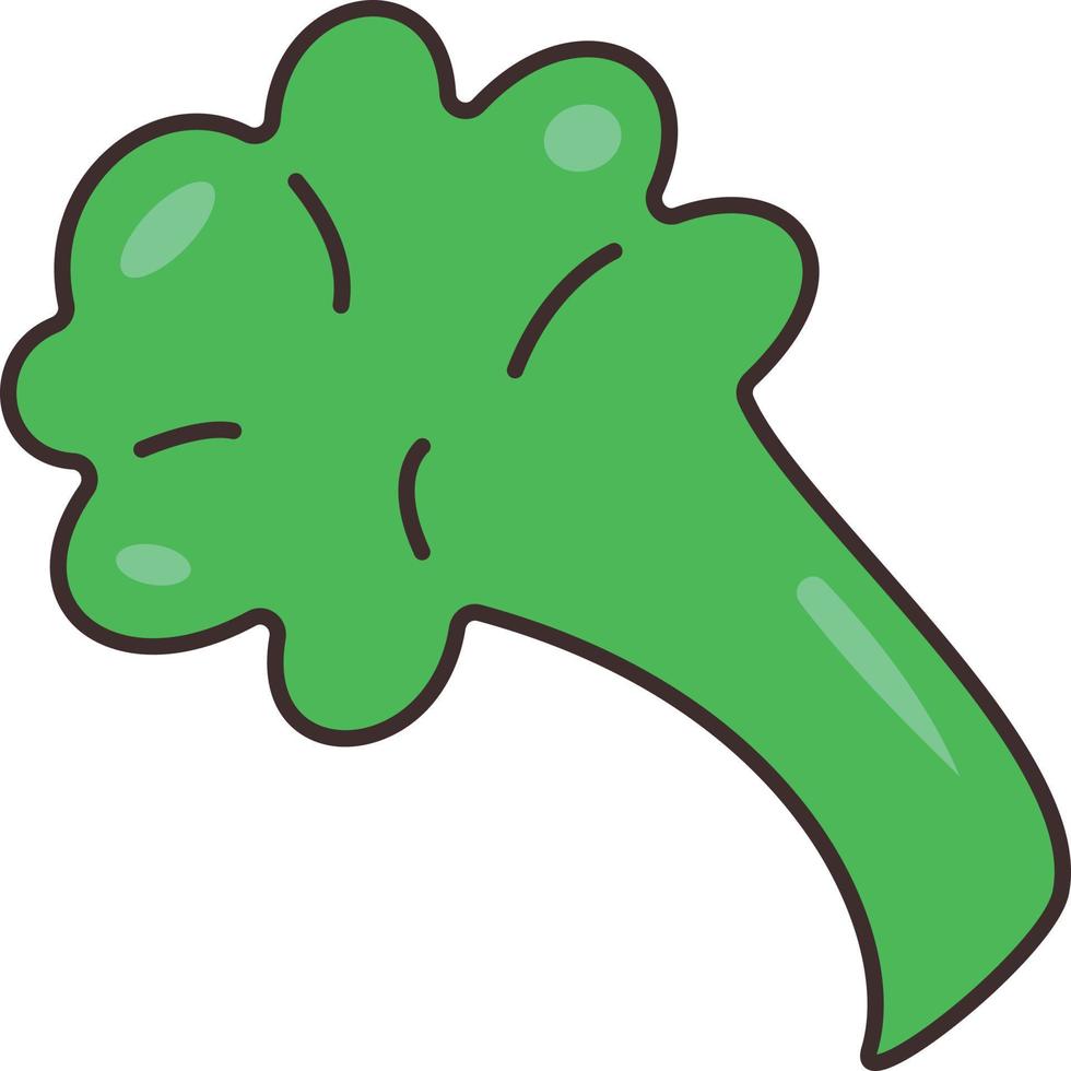 broccoli vectorillustratie op een transparante achtergrond. premium kwaliteit symbolen. vector lijn egale kleur pictogram voor concept en grafisch ontwerp.