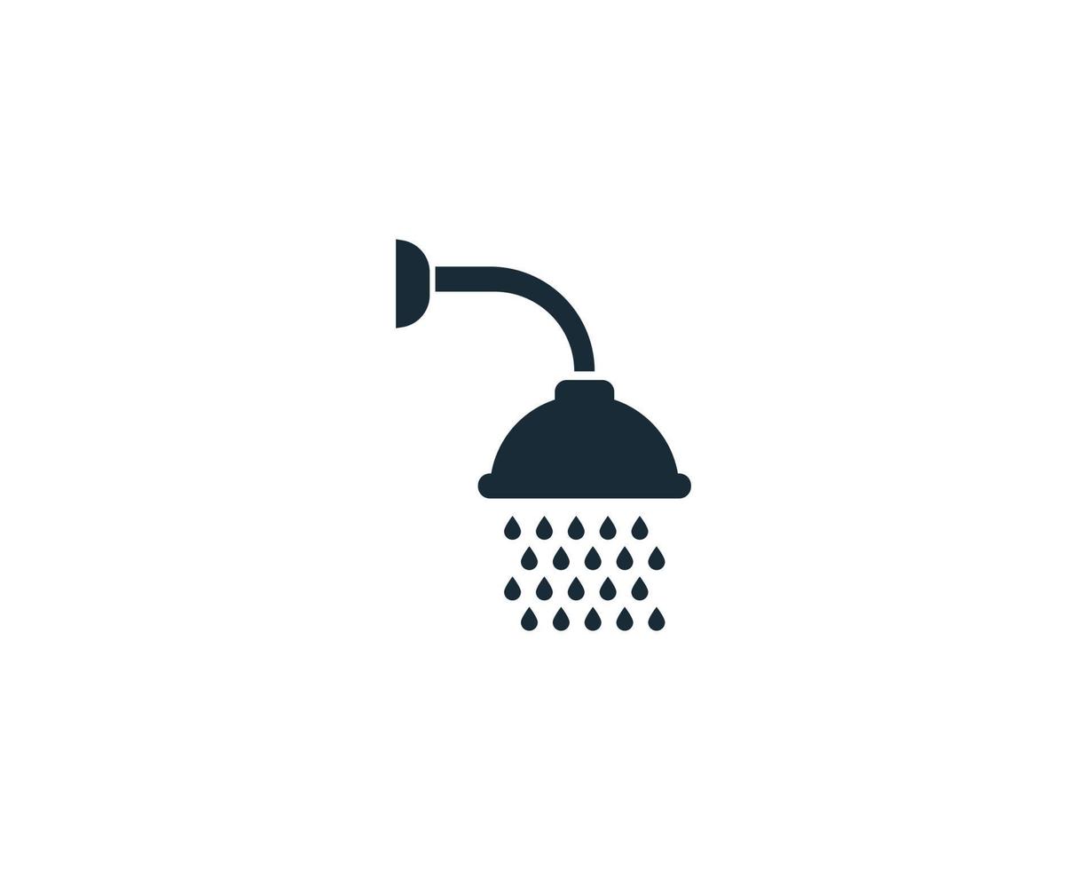 douche pictogram vector logo sjabloon illustratie ontwerp