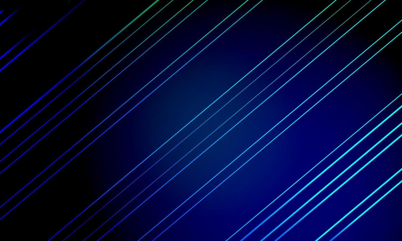 abstracte achtergrond met blauwe en groene lijn op zwarte achtergrond. vector