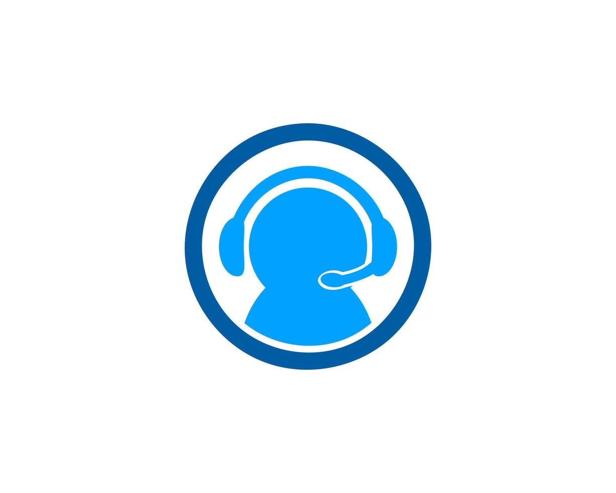 sjabloonontwerp voor klantenservice-logo vector
