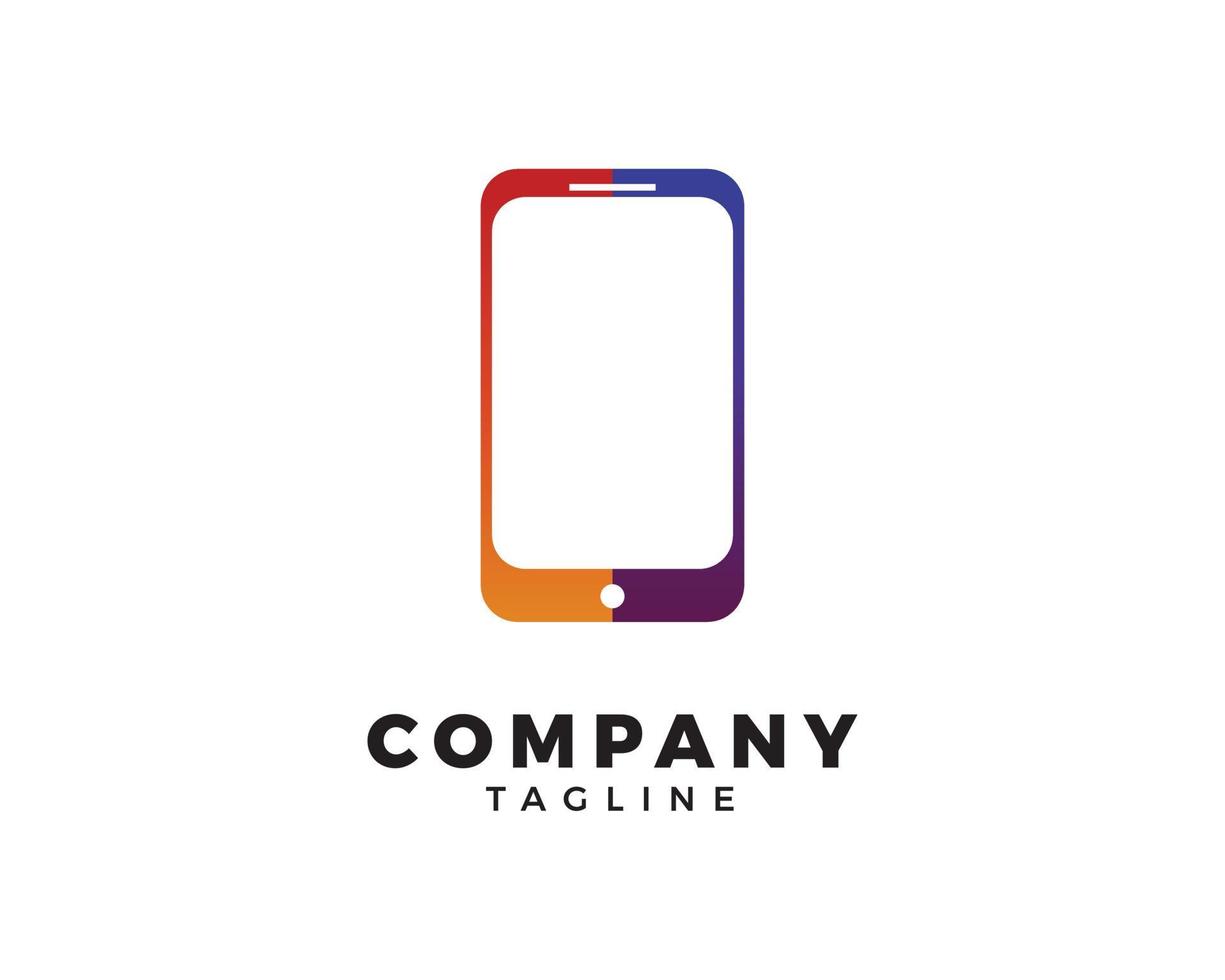 sjabloonontwerp voor smartphone-logo vector