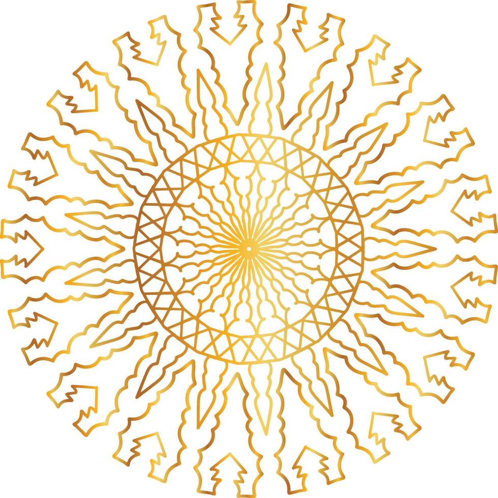 gouden mandala-ontwerp, koninklijk, ontwerpen, achtergrond, cirkel, bloem vector
