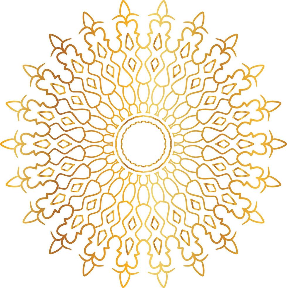 gouden mandala-ontwerp, koninklijk, ontwerpen, achtergrond, cirkel, bloem vector