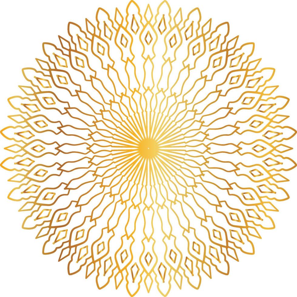 gouden mandala-ontwerp, koninklijk, ontwerpen, achtergrond, cirkel, bloem vector