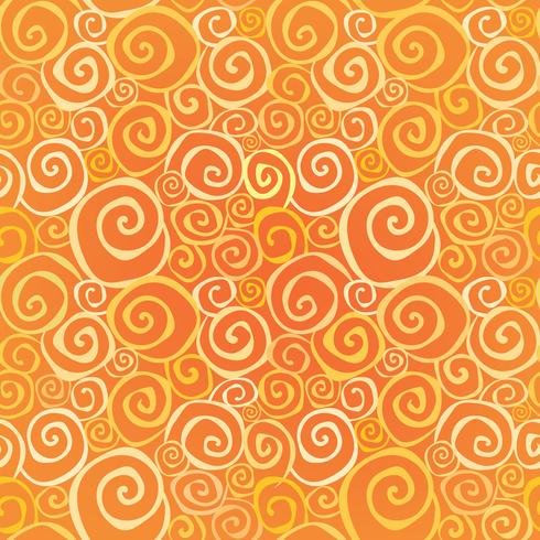 Abstract sier naadloos patroon. Swirl lijn geometrische achtergrond vector