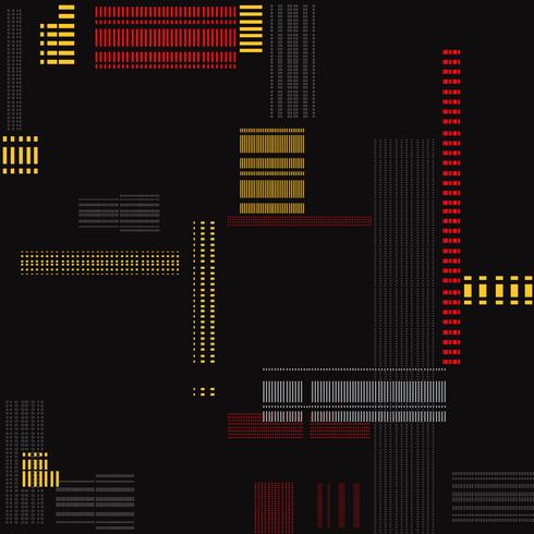 Abstracte virtuele textuur. Geometrisch lijn licht stedelijk naadloos patroon vector