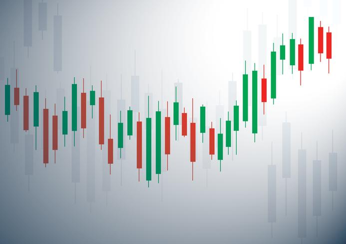 Kandelaar beurs achtergrond vector