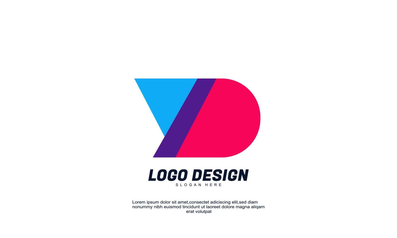 voorraad creatief modern zakelijk pictogram ontwerp vormelement met bouwsjabloon het beste voor merkidentiteit vector