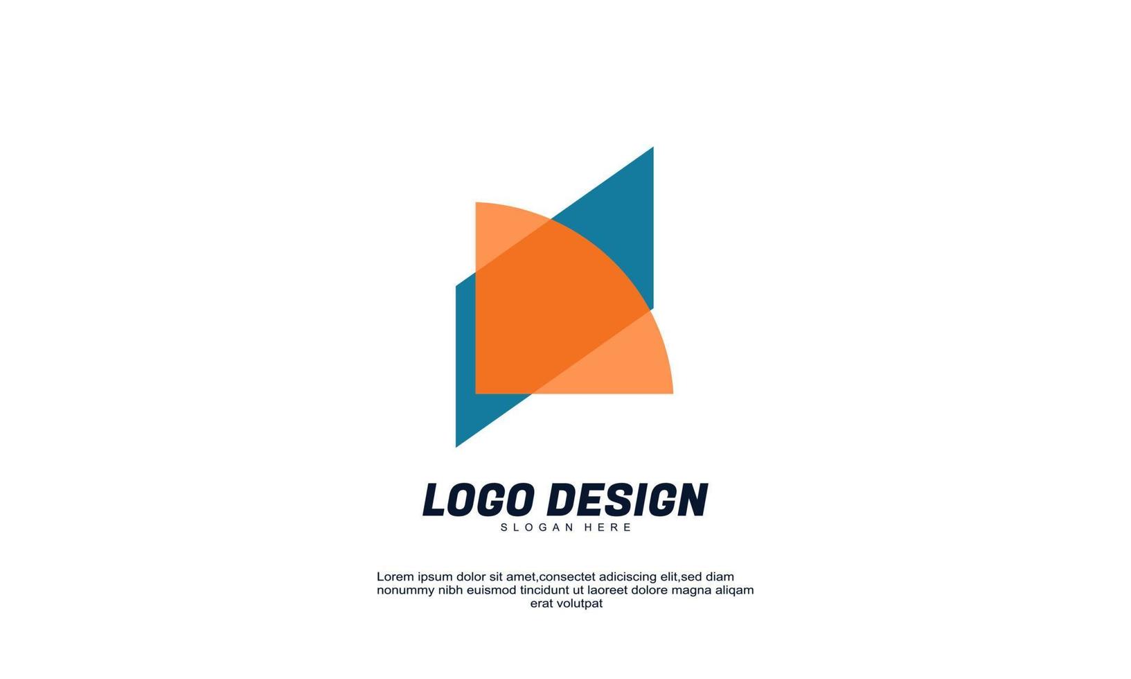voorraad vector abstracte creatieve moderne zakelijke pictogram ontwerp vorm element met bedrijf gebouw sjabloon beste voor merkidentiteit