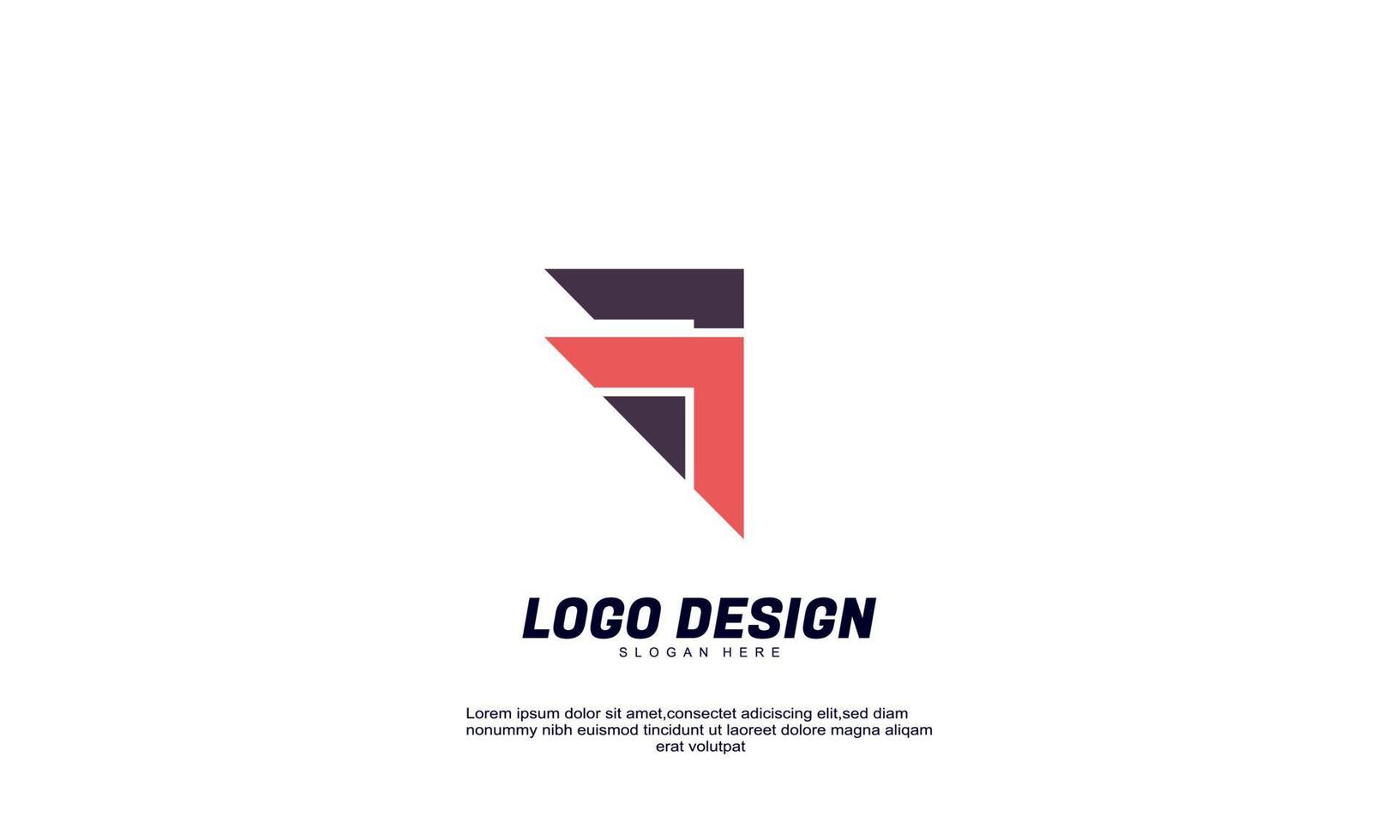 voorraad vector abstract creatief ide-logo voor economie financiën bedrijf productiviteit logo ontwerpsjabloon