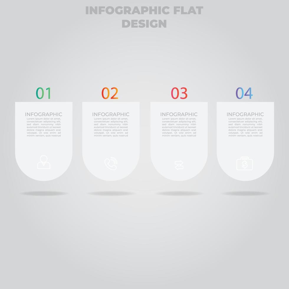 visualisatie van zakelijke gegevens. proces grafiek. abstracte elementen van grafiek, diagram met stappen, opties, onderdelen of processen. vector zakelijke sjabloon voor presentatie. creatief concept voor infographic.