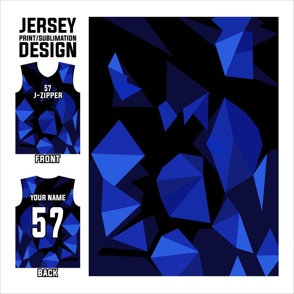 jersey printen en sublimatie ontwerpen voor voetbal, volleybal, basketbal, honkbal, gaming teams vector