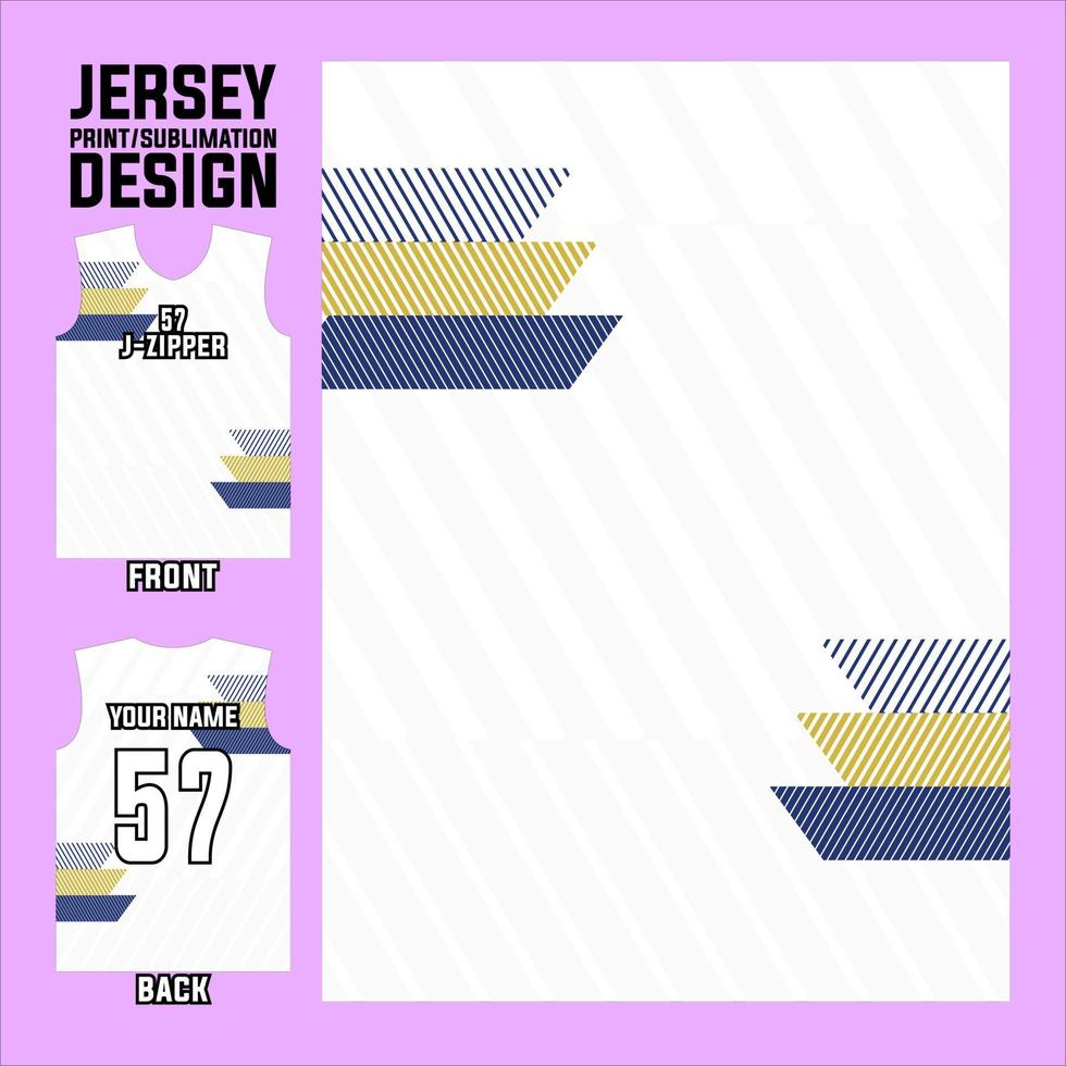 abstract patroonontwerp jersey afdrukken, sublimatie jersey voor teamsporten voetbal, basketbal, volleybal, honkbal, enz vector