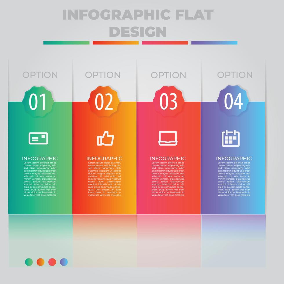 visualisatie van zakelijke gegevens. proces grafiek. abstracte elementen van grafiek, diagram met stappen, opties, onderdelen of processen. vector zakelijke sjabloon voor presentatie. creatief concept voor infographic.