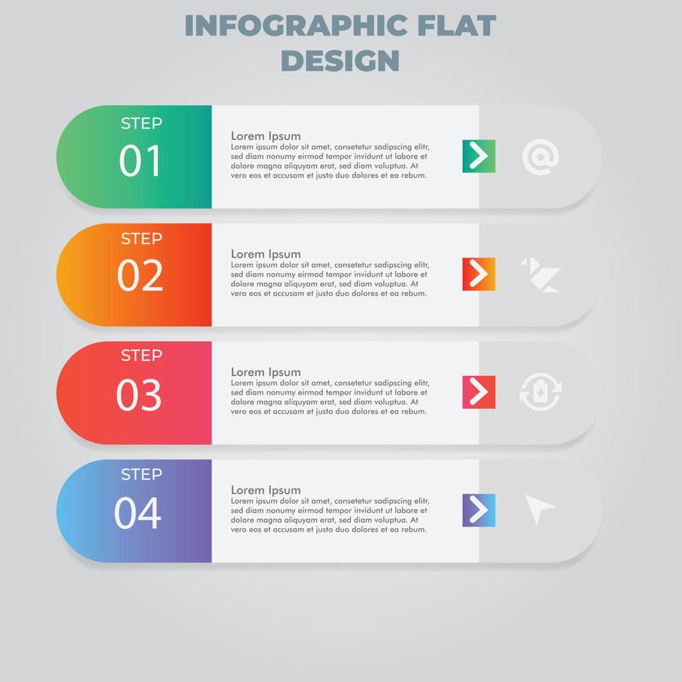 visualisatie van zakelijke gegevens. proces grafiek. abstracte elementen van grafiek, diagram met stappen, opties, onderdelen of processen. vector zakelijke sjabloon voor presentatie. creatief concept voor infographic.