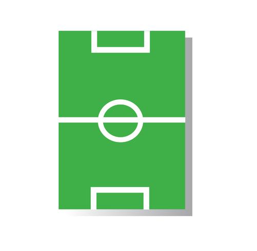 voetbal veld pictogram vector