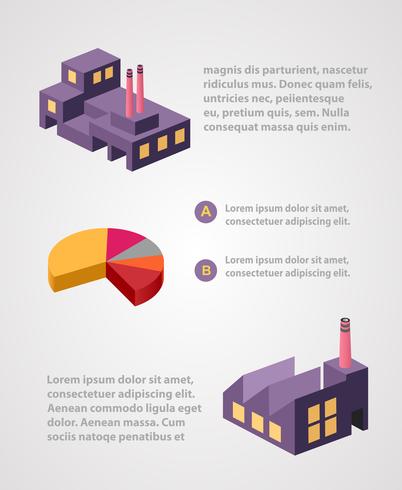 Industriële zakelijke sjablonen vector