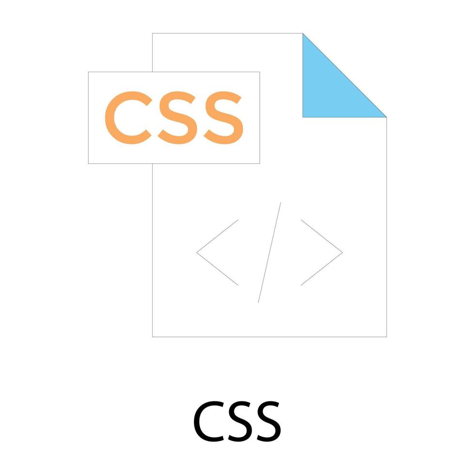 trendy css-concepten vector