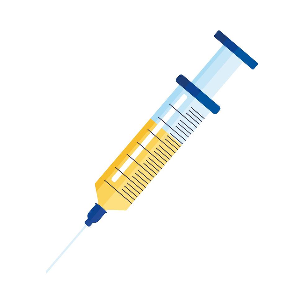 vaccin spuit medisch vector