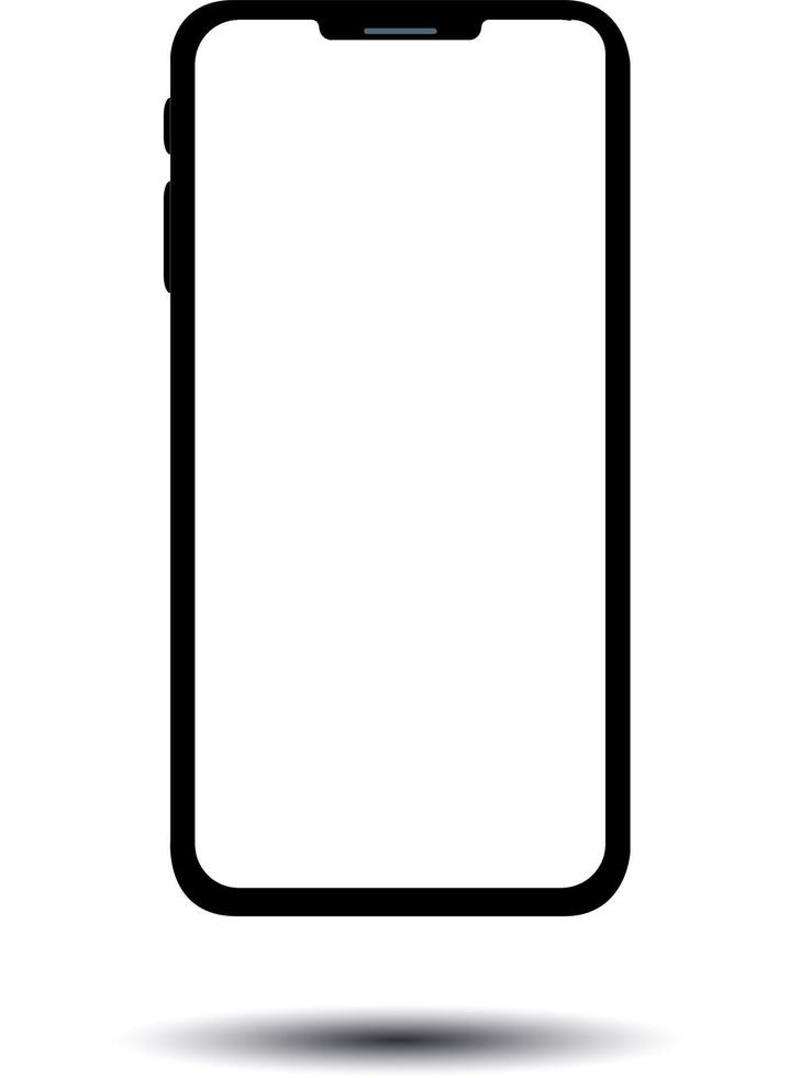 smartphone realistische vector. vector