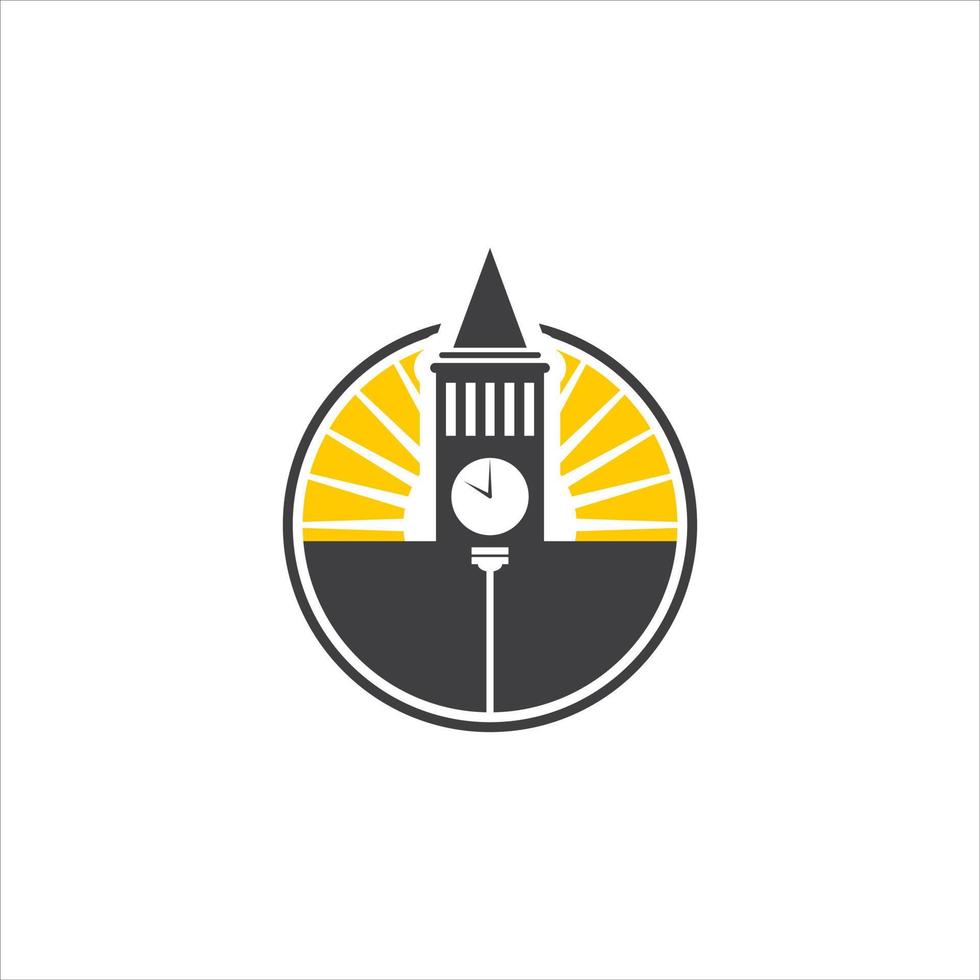 architectuur logo leuke illustratie van de hoofdstad van brisbane vector