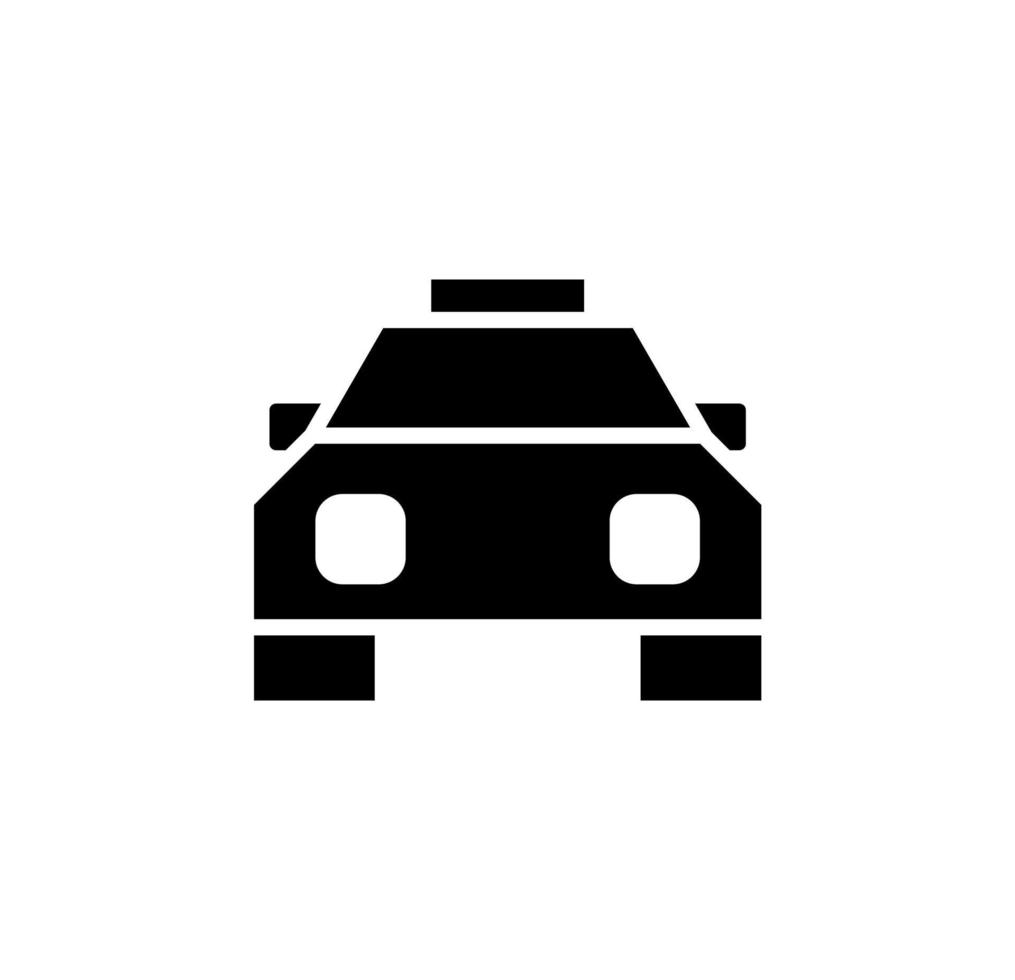 taxi, reizen, vervoer solide pictogram, vector, illustratie, logo sjabloon. geschikt voor vele doeleinden. vector