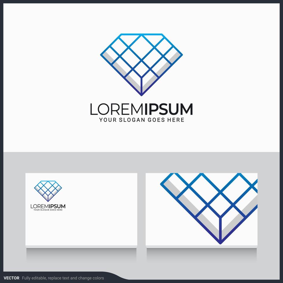 modern geometrisch abstract logo-ontwerp. bewerkbare symbool vectorillustratie vector