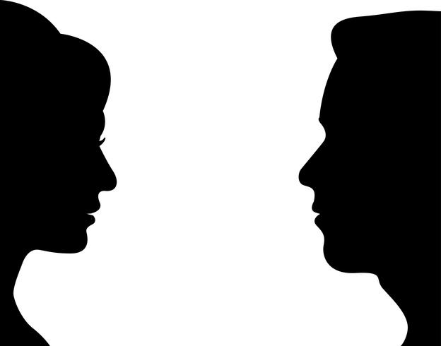 man en vrouw pictogram vector