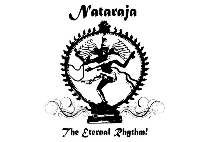 Nataraja-silhouet vector