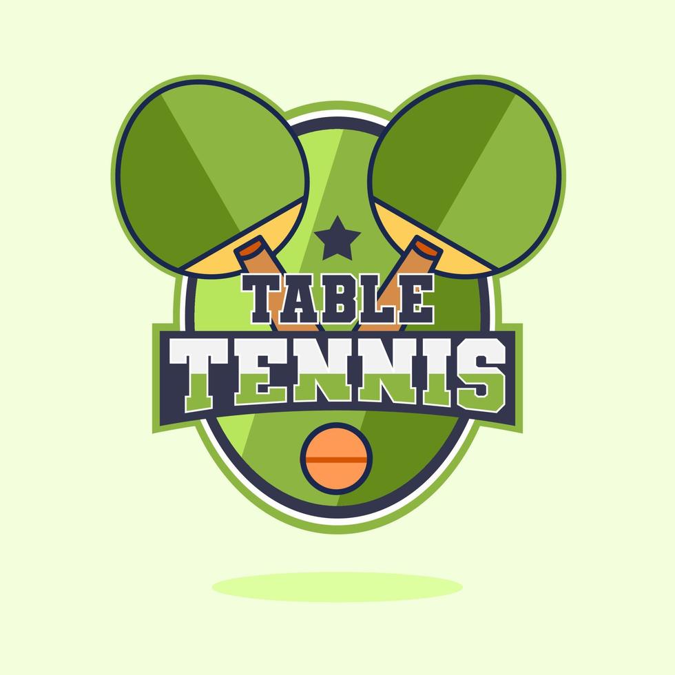 tennistafel logo vector lllustration