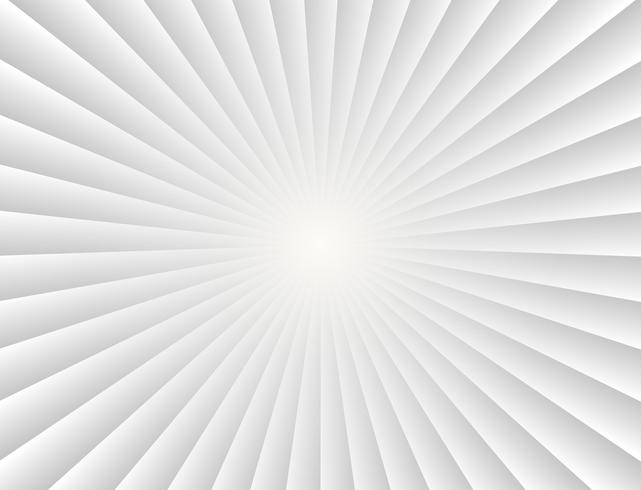 Abstracte zonnestralen gradiëntstralen op witte achtergrond - vectorillustratie vector