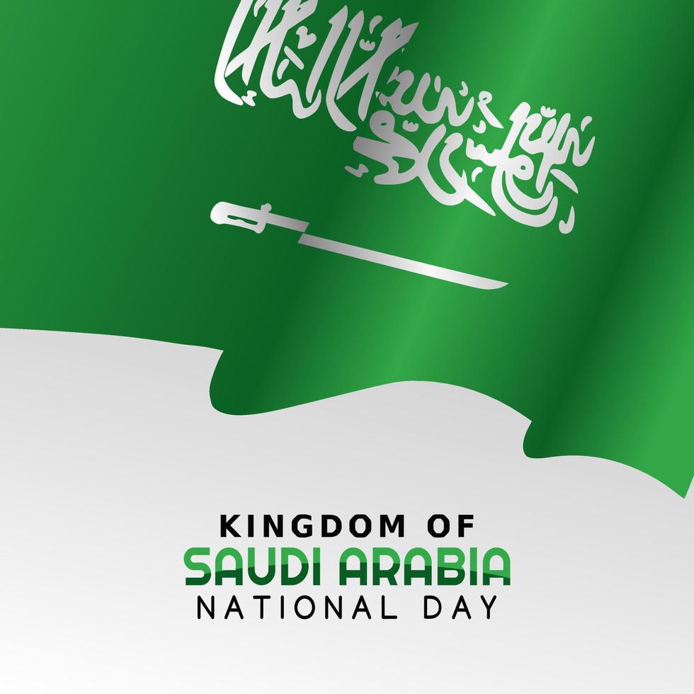 saoedi-arabië nationale dag vectorillustratie vector