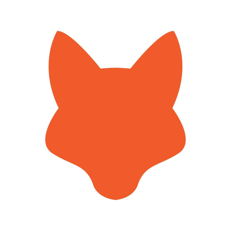 vos hoofd modern logo symbool pictogram vector grafisch ontwerp
